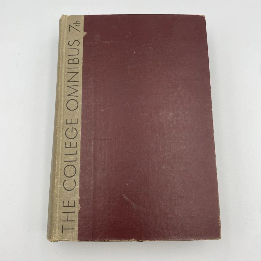 Vintage The College Omnibus 7th Edition 1961‎ Ed Leonard Dean Harcourt